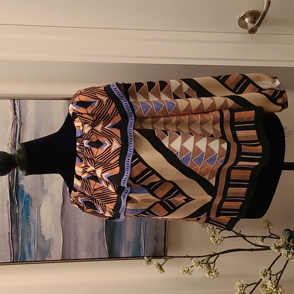 H&M Tops - H&M Tribal Print Crop Top Size 8